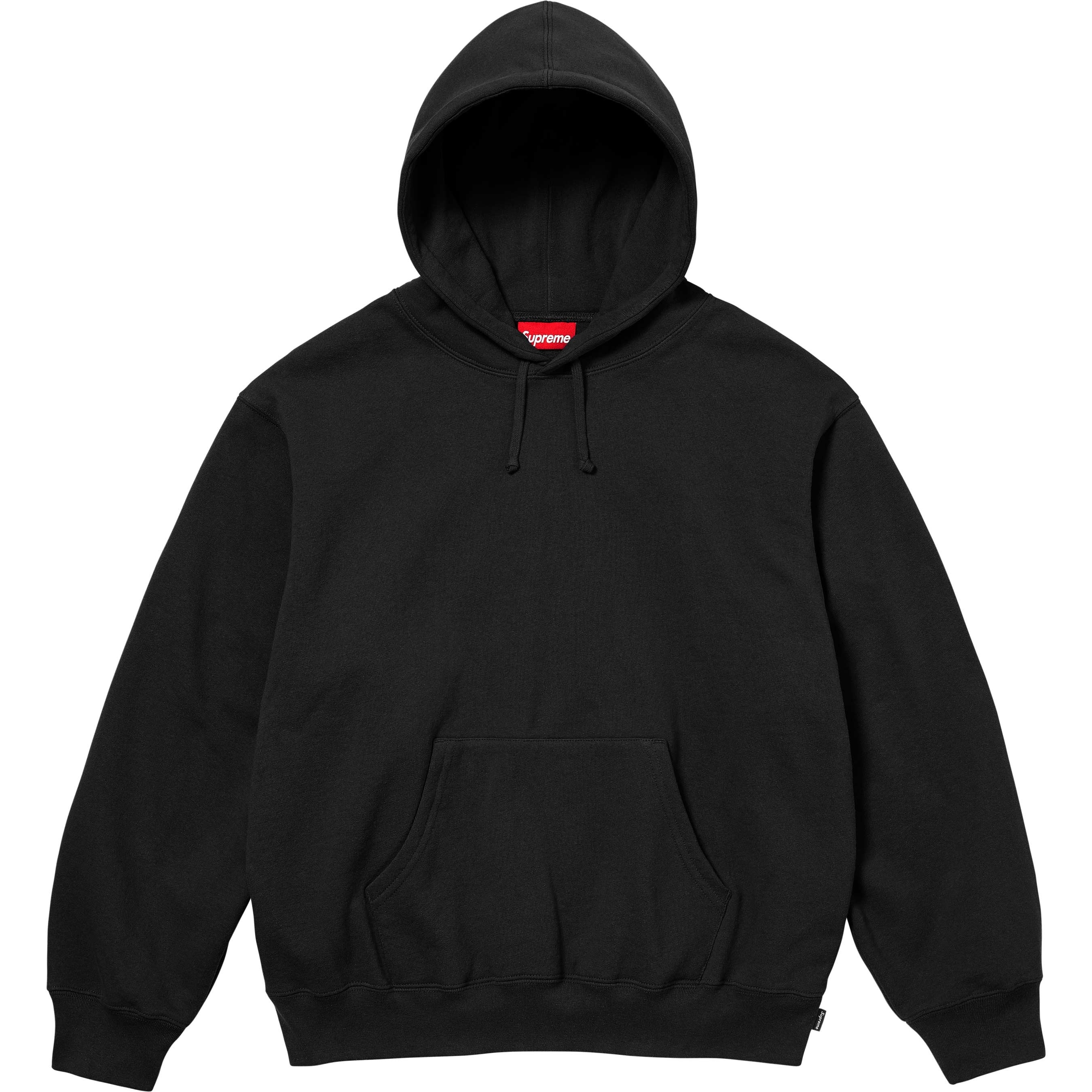 Satin Appliqué Hooded Sweatshirt view 6
